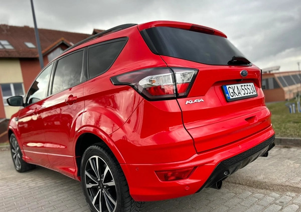 Ford Kuga cena 70002 przebieg: 167538, rok produkcji 2017 z Lębork małe 667